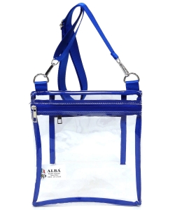 See Thru Clear Bag Crossbody Bag CW211 BLUE